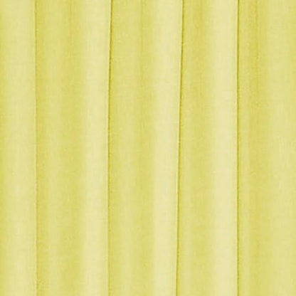 ECLIPSE Kendall Modern Scalloped Valance Rod Pocket Window Curtain for Kitchen or Bathroom, 42" x 18", Lemon