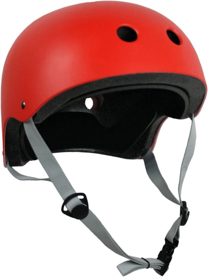 Skateboard Helmet and Pads Combo Includes Helmet, Knee Pads, Elbow Pads, Wrist Guards - Choose Size and Color
