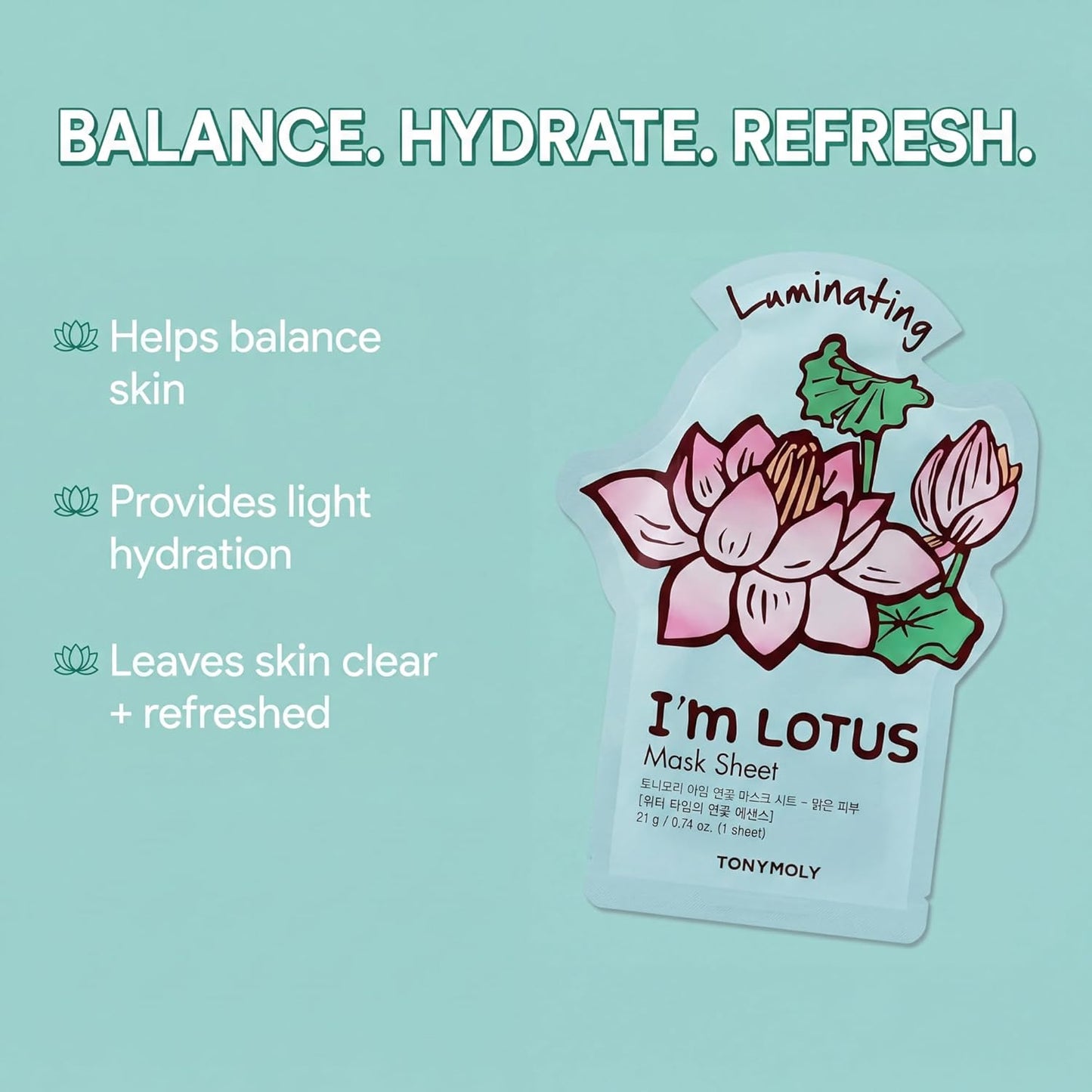 TONYMOLY I’m Pearl Luminating Sheet Mask