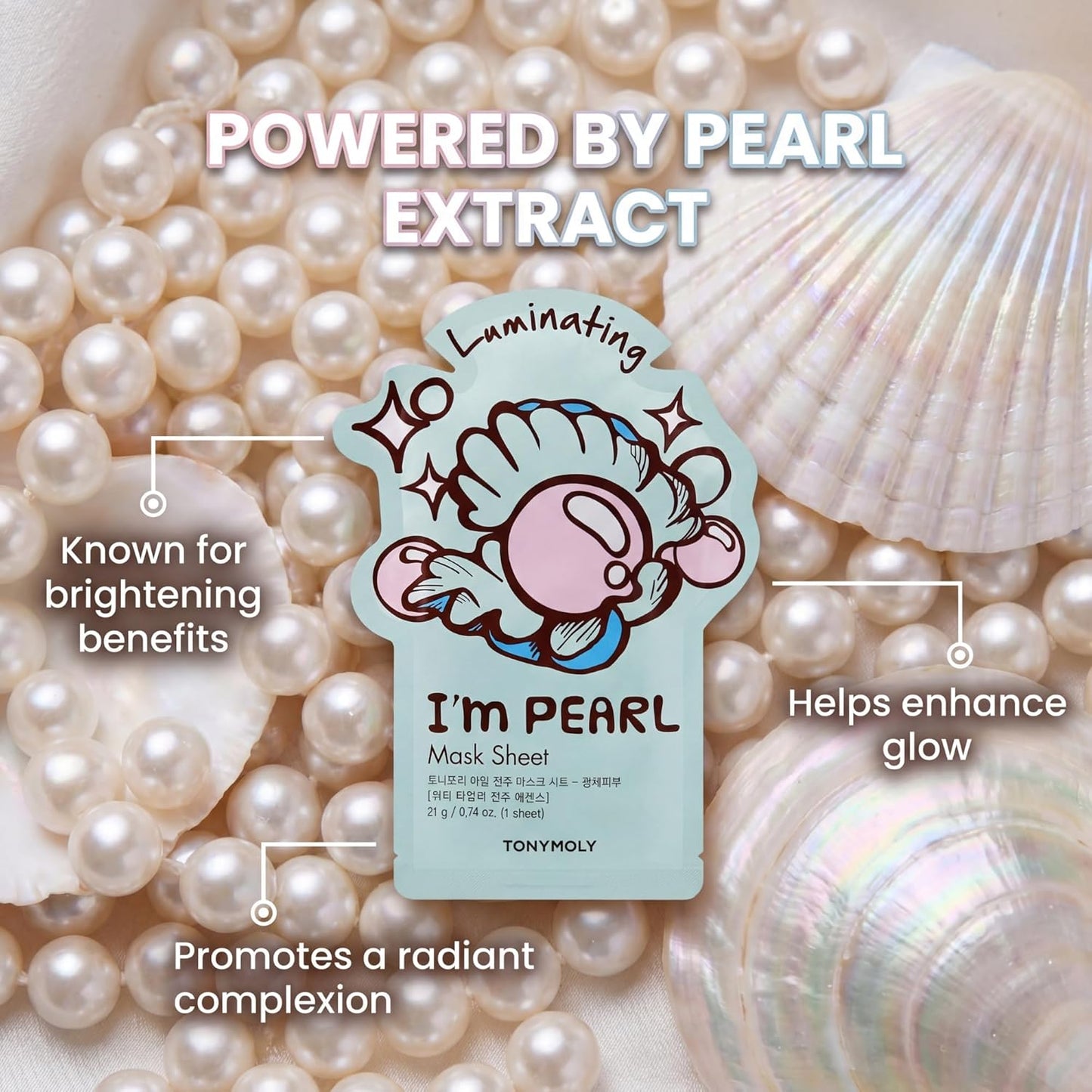 TONYMOLY I’m Pearl Luminating Sheet Mask