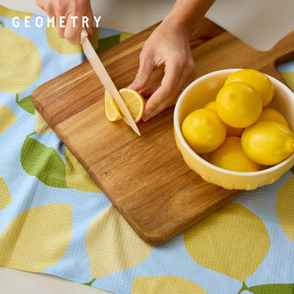 Spring Kitchen Towels - Quick Dry Microfiber Cloth Spring & Summer Dish Towels for Kitchen Drying - Premium Quick Dry Towel - Lemon Delight, 18" x 30" - 1-Pack