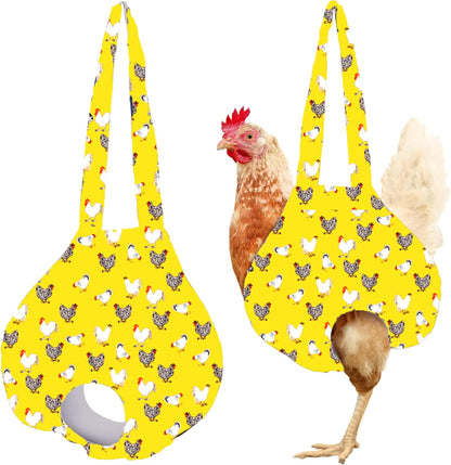 Chicken Holder Bag Chicken Medic Bag Chicken Carrier with Handle Chicken Supplies Catching Hand Bag for Hen Rooster Poultry Chicken Transport (Yellow Mix Color(1 Pack))