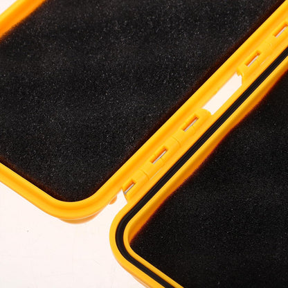 Small Waterproof Box: Small Watertight Container - Phones Dry Box - Waterproof Case - Watertight Key Pouch Holder for Snorkeling Kayaking Boating Yellow