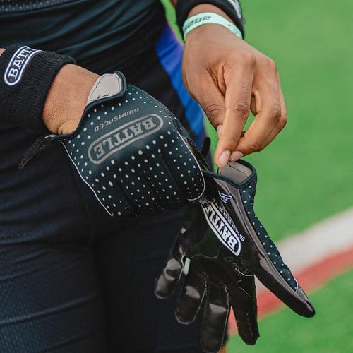 Sports Doom Speed Receiver Gloves | True compression second-skin fit, Youth and adult sizing, Size up if between, Lightweight breathable game-day comfort