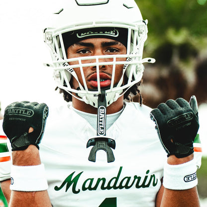 Sports Doom Speed Receiver Gloves | True compression second-skin fit, Youth and adult sizing, Size up if between, Lightweight breathable game-day comfort
