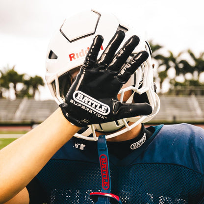 Sports Doom Speed Receiver Gloves | True compression second-skin fit, Youth and adult sizing, Size up if between, Lightweight breathable game-day comfort