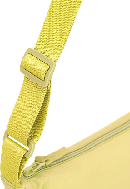 Crescent Bag for Women Small Sling Crossbody Nylon Bag | Round Mini Shoulder Bag for Travel, Casual Fanny Pack with Half Moon Shape