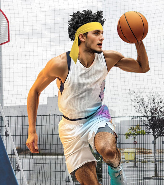 Sport Tie Headbands Tennis Head Tie for Men Women Sports Fans Ninja Soccer Basketball Teams Head Ties Halloween