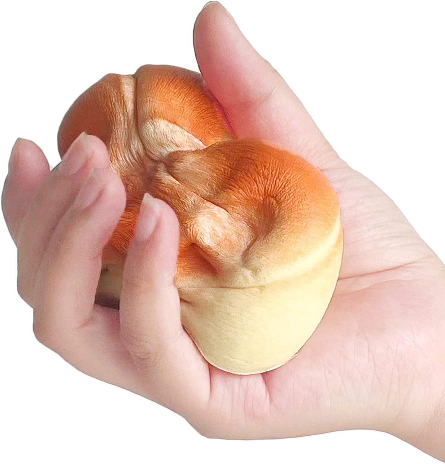Bread Super Soft Slow Rising Squishies Toy for Kids Birthday Gift,Cute Stress Relief Simulation Lovely Squishys Scented Squishi Squeeze Toys (Yellow)