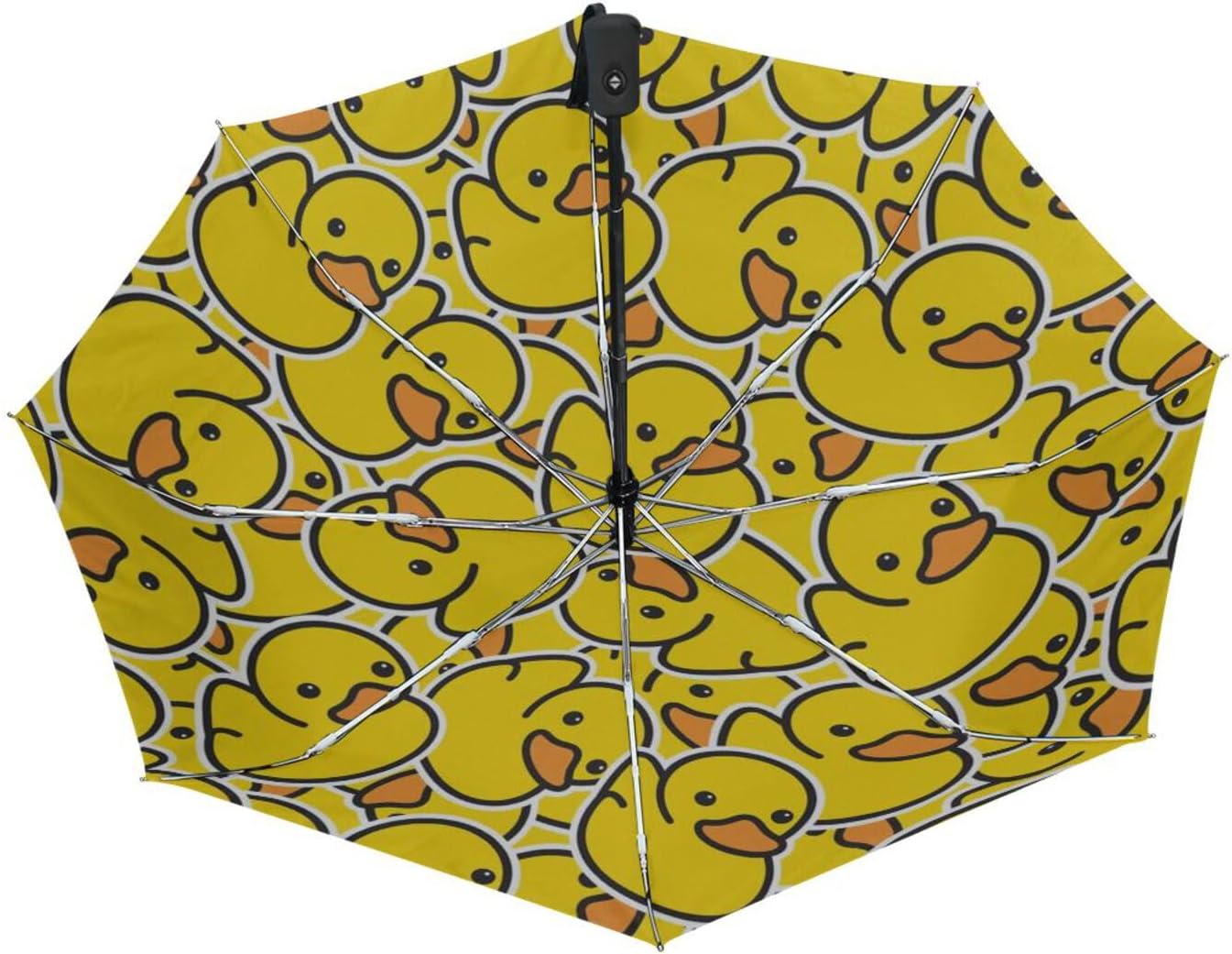 Automatic Umbrella One Touch Auto Open and Close Button Compact Travel Umbrella for Women Men Kid