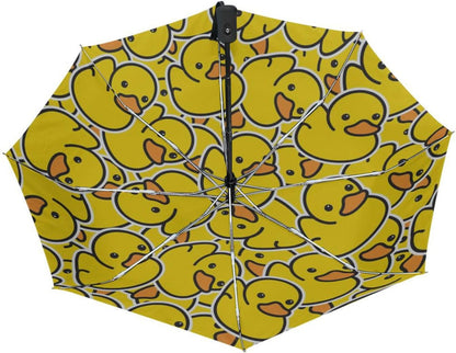 Automatic Umbrella One Touch Auto Open and Close Button Compact Travel Umbrella for Women Men Kid