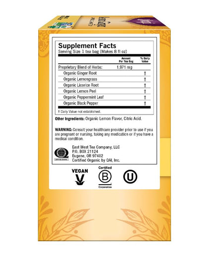 Tea Lemon Ginger Tea Bags, 16 ct