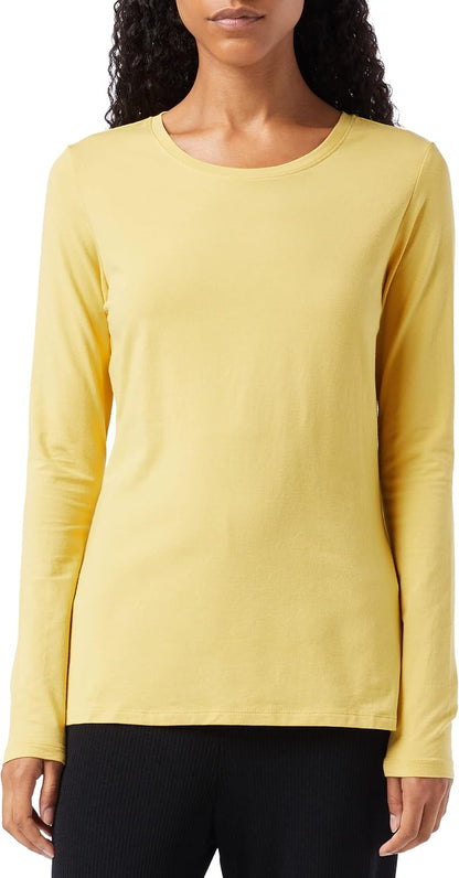 Women's Regular-Fit Long-Sleeve Crewneck T-Shirt (Available in Plus Size)