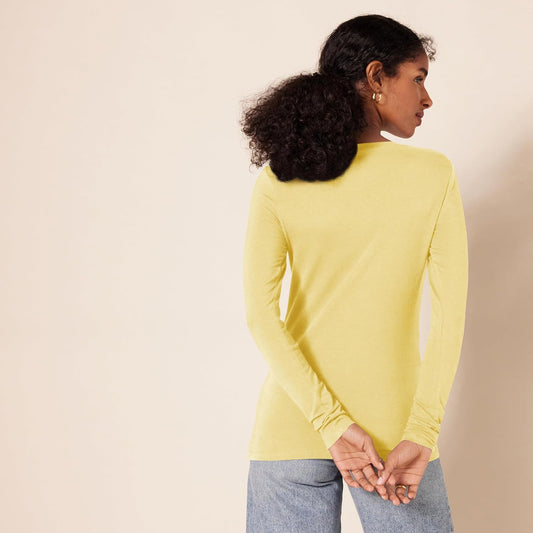 Women's Regular-Fit Long-Sleeve Crewneck T-Shirt (Available in Plus Size)