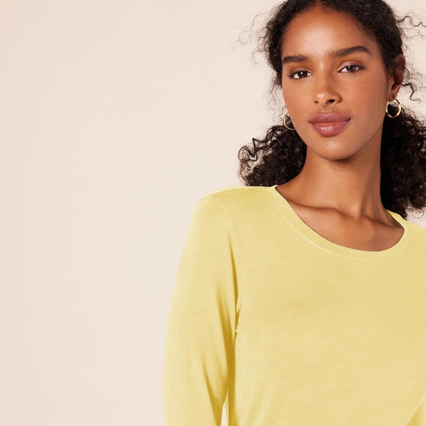 Women's Regular-Fit Long-Sleeve Crewneck T-Shirt (Available in Plus Size)
