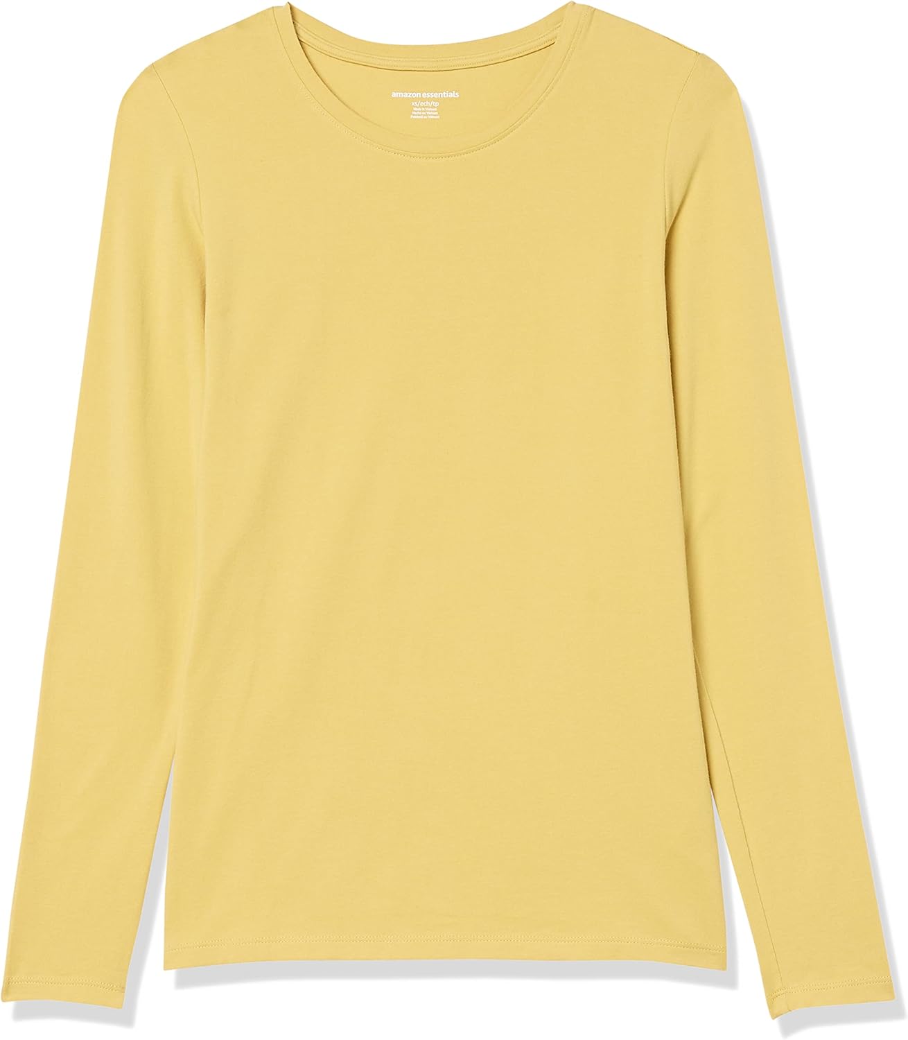 Women's Regular-Fit Long-Sleeve Crewneck T-Shirt (Available in Plus Size)