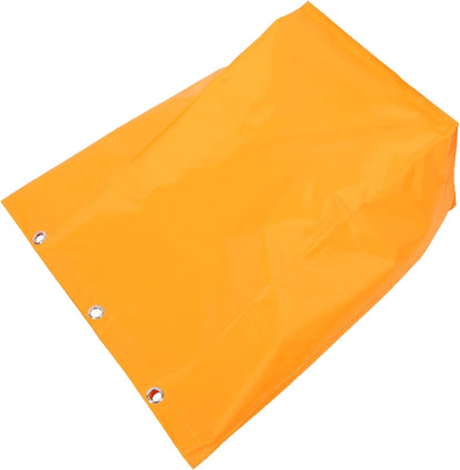High Capacity Yellow Janitorial Cart Bag Canvas Cleaning Supply Pouch for Housekeepers Industrial Cleaning Caddy Replacement Utility Cart Organizer