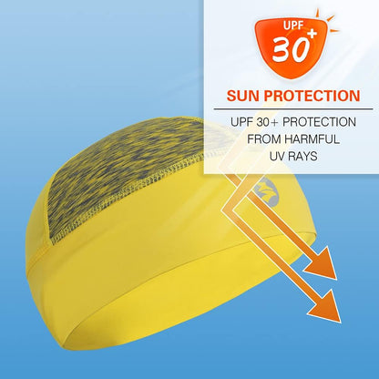 Low-Profile Cooling Helmet/Hard hat Liner, Stretch Working Cap, Summer Sweat Wicking Skull Cap, Running Beanie Sun Protection