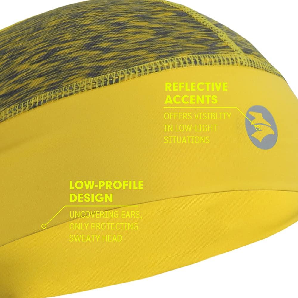 Low-Profile Cooling Helmet/Hard hat Liner, Stretch Working Cap, Summer Sweat Wicking Skull Cap, Running Beanie Sun Protection