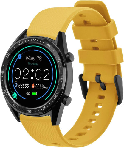 Watch Strap 18mm 19mm 20mm 21mm 22mm, Quick Release Silicone Watch Bands for Men Women