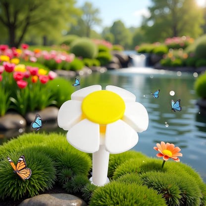Pet Water Fountain Nozzle Replacement Yellow Flower for Head for Cat Fountain Automatic Drinking Water Dispenser