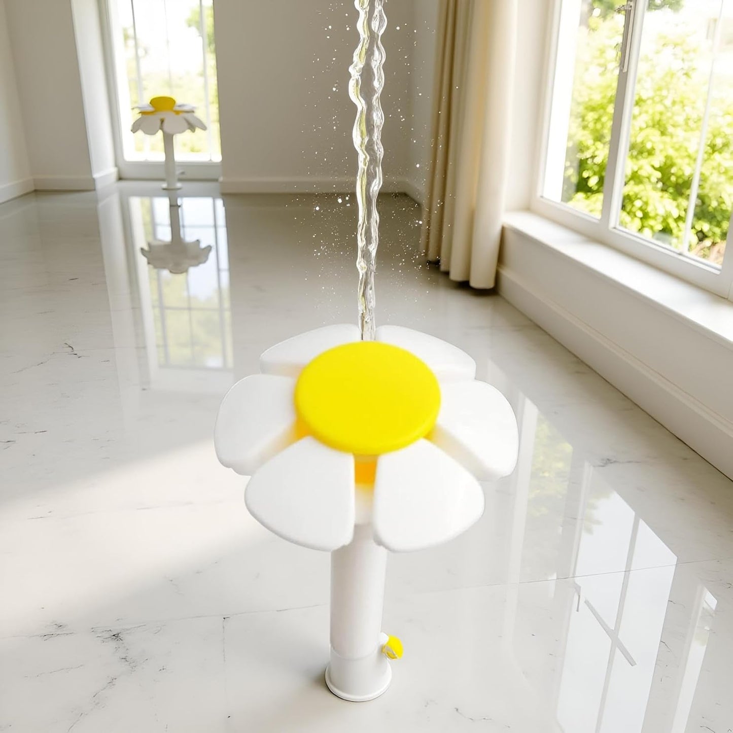 Pet Water Fountain Nozzle Replacement Yellow Flower for Head for Cat Fountain Automatic Drinking Water Dispenser