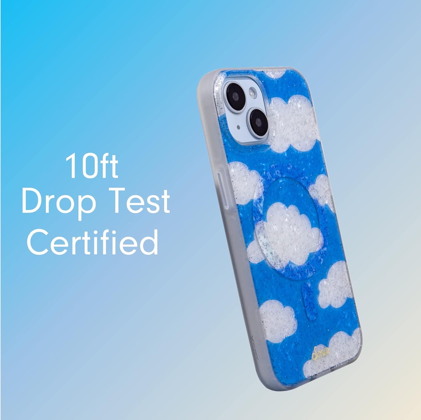 Phone Case for iPhone 16 Pro Max | Compatible with MagSafe | 10ft Drop Tested | Lemon Gingham - Colors A