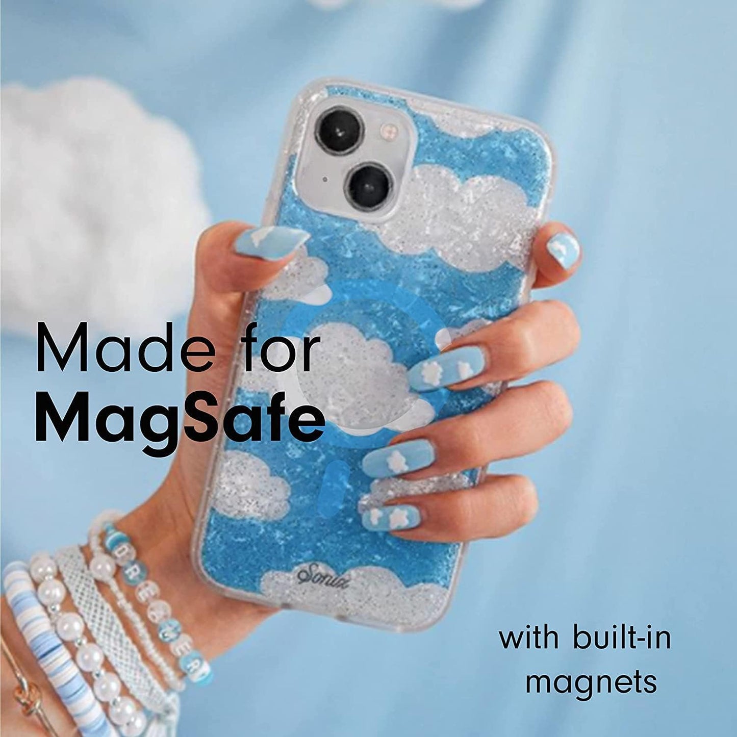 Phone Case for iPhone 16 Pro Max | Compatible with MagSafe | 10ft Drop Tested | Lemon Gingham - Colors A