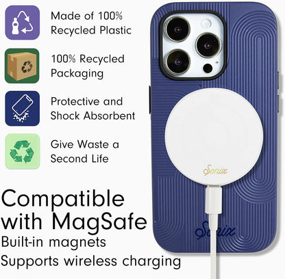 Phone Case for iPhone 16 Pro Max | Compatible with MagSafe | 10ft Drop Tested | Lemon Gingham - Colors A