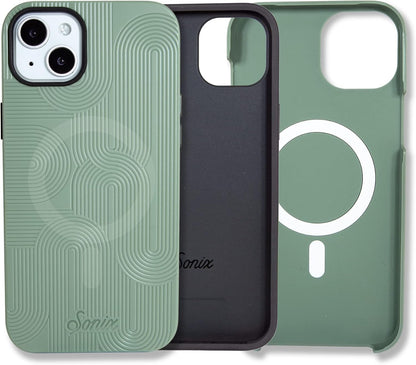 Phone Case for iPhone 16 Pro Max | Compatible with MagSafe | 10ft Drop Tested | Lemon Gingham - Colors A