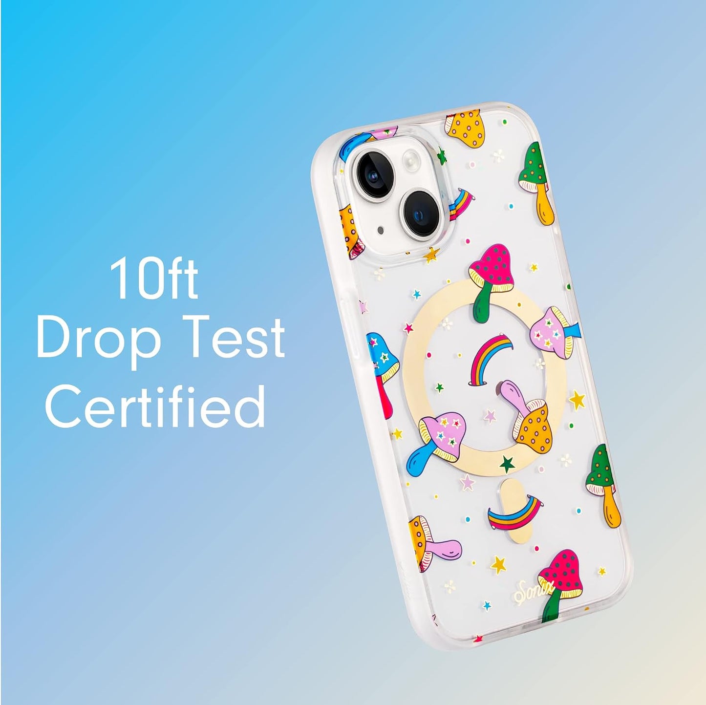 Phone Case for iPhone 16 Pro Max | Compatible with MagSafe | 10ft Drop Tested | Lemon Gingham - Colors A