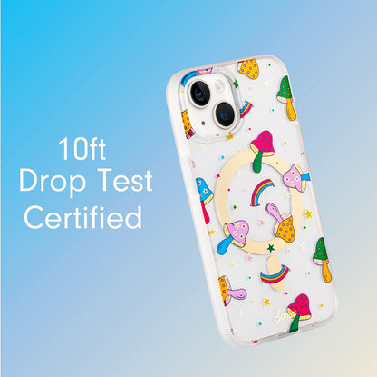 Phone Case for iPhone 16 Pro Max | Compatible with MagSafe | 10ft Drop Tested | Lemon Gingham - Colors A