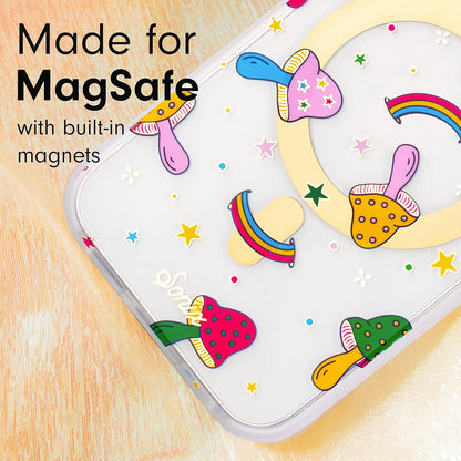 Phone Case for iPhone 16 Pro Max | Compatible with MagSafe | 10ft Drop Tested | Lemon Gingham - Colors A