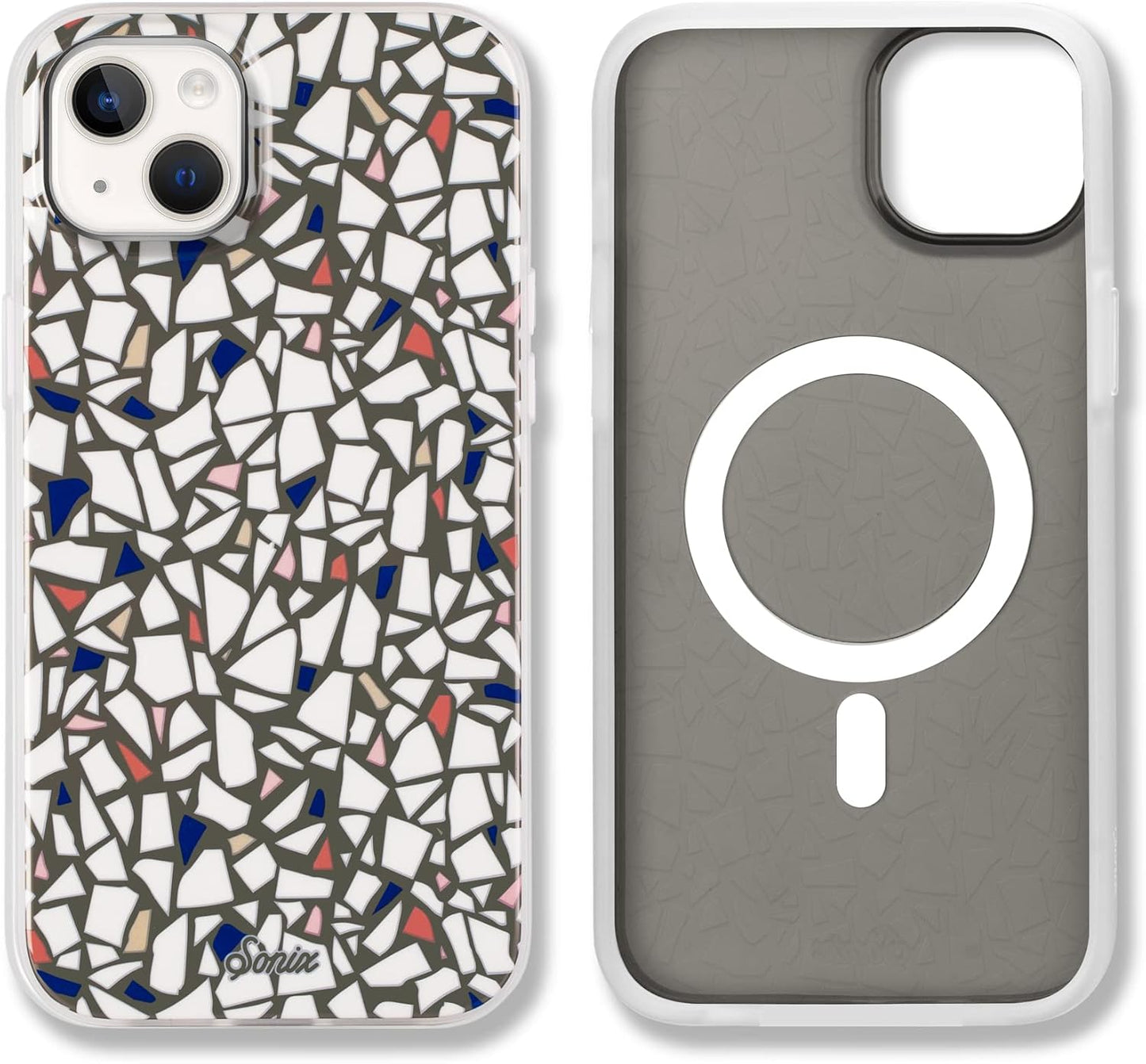 Phone Case for iPhone 16 Pro Max | Compatible with MagSafe | 10ft Drop Tested | Lemon Gingham - Colors A
