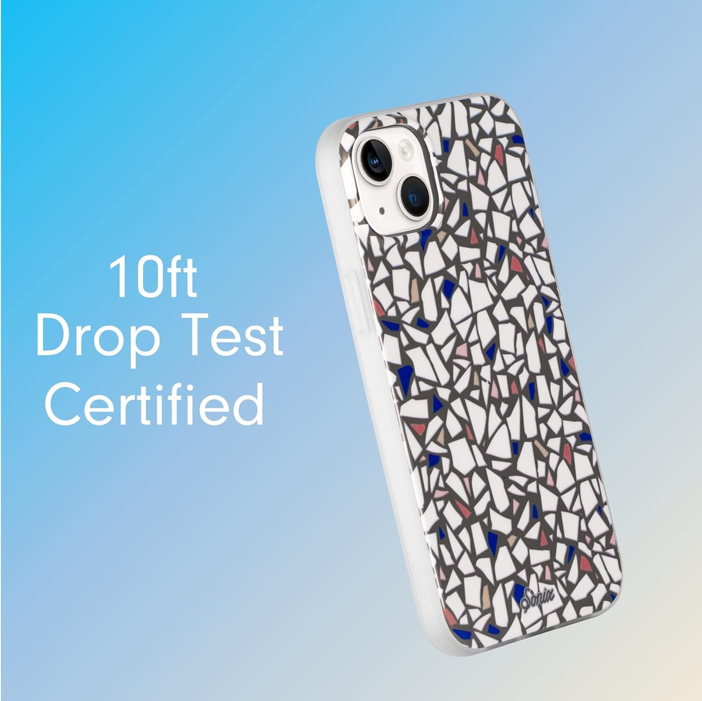 Phone Case for iPhone 16 Pro Max | Compatible with MagSafe | 10ft Drop Tested | Lemon Gingham - Colors A