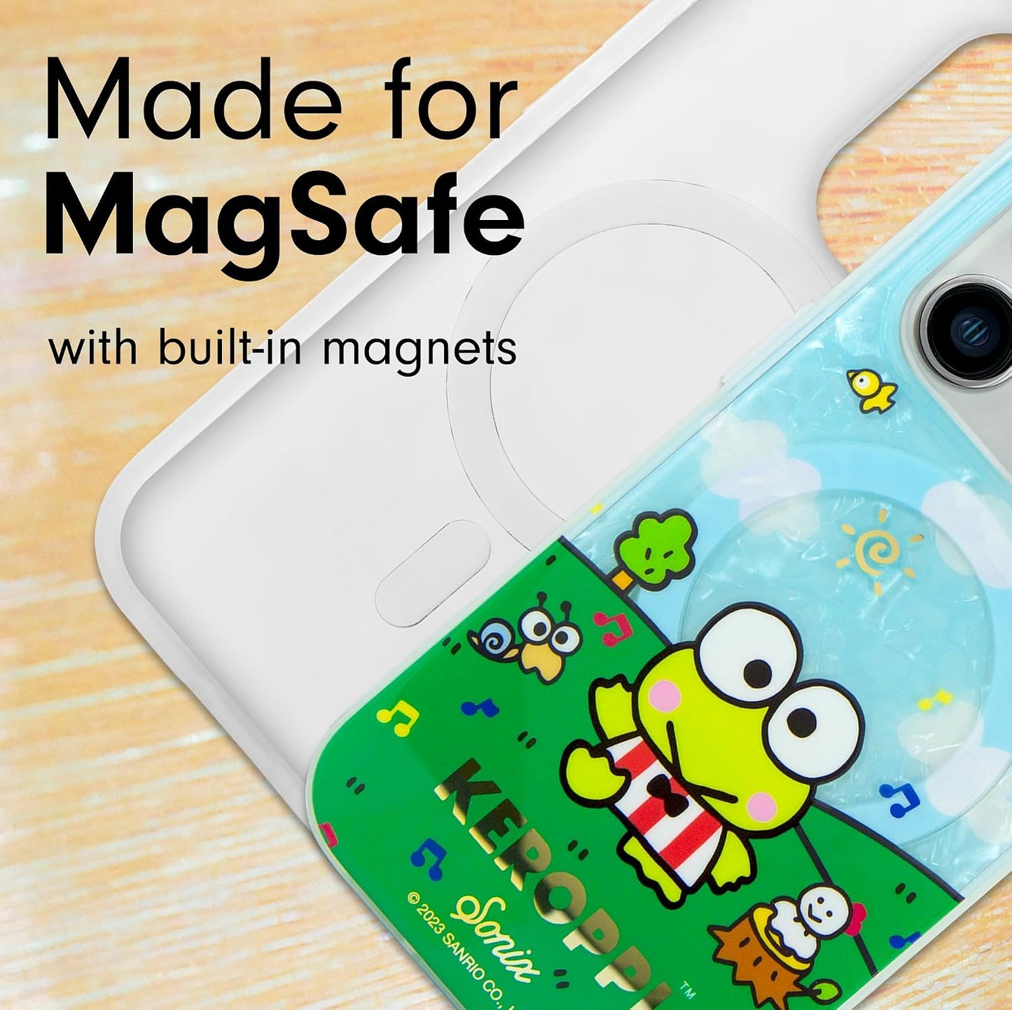 Phone Case for iPhone 16 Pro Max | Compatible with MagSafe | 10ft Drop Tested | Lemon Gingham - Colors A