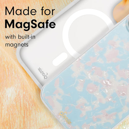 Phone Case for iPhone 16 Pro Max | Compatible with MagSafe | 10ft Drop Tested | Lemon Gingham - Colors A