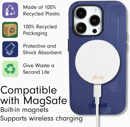 Phone Case for iPhone 16 Pro Max | Compatible with MagSafe | 10ft Drop Tested | Lemon Gingham - Colors A