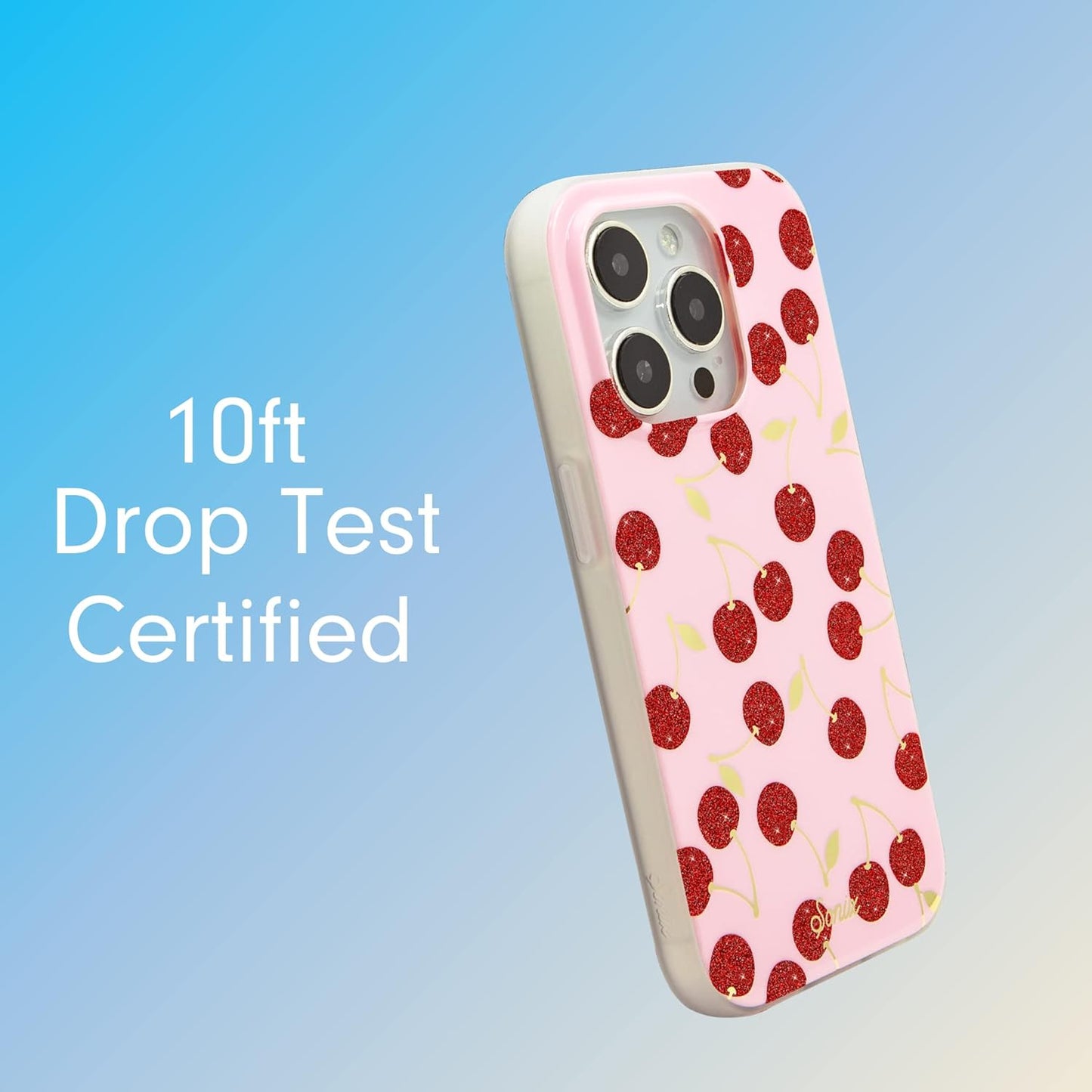 Phone Case for iPhone 16 Pro Max | Compatible with MagSafe | 10ft Drop Tested | Lemon Gingham - Colors A