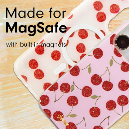 Phone Case for iPhone 16 Pro Max | Compatible with MagSafe | 10ft Drop Tested | Lemon Gingham - Colors A