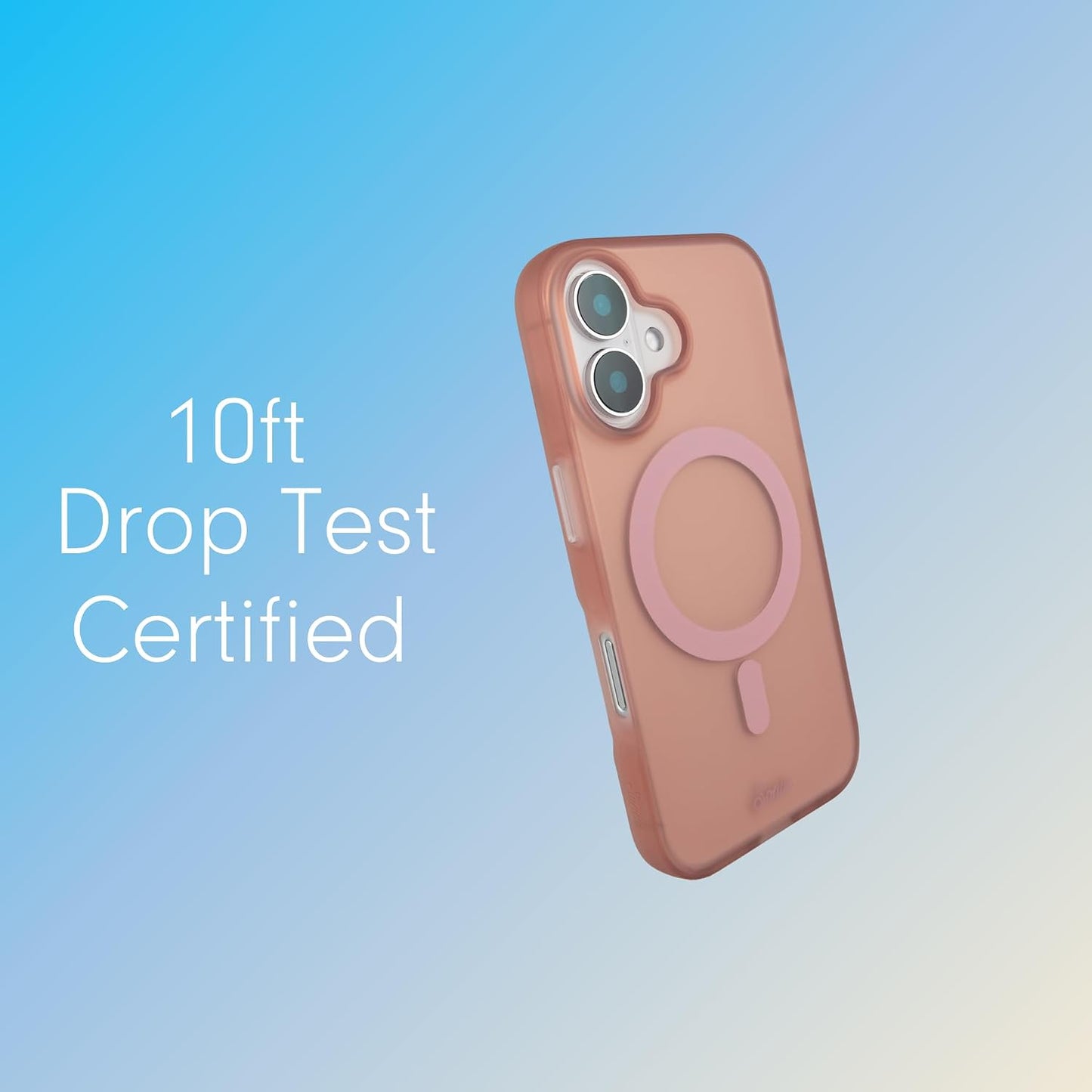 Phone Case for iPhone 16 Pro Max | Compatible with MagSafe | 10ft Drop Tested | Lemon Gingham - Colors A