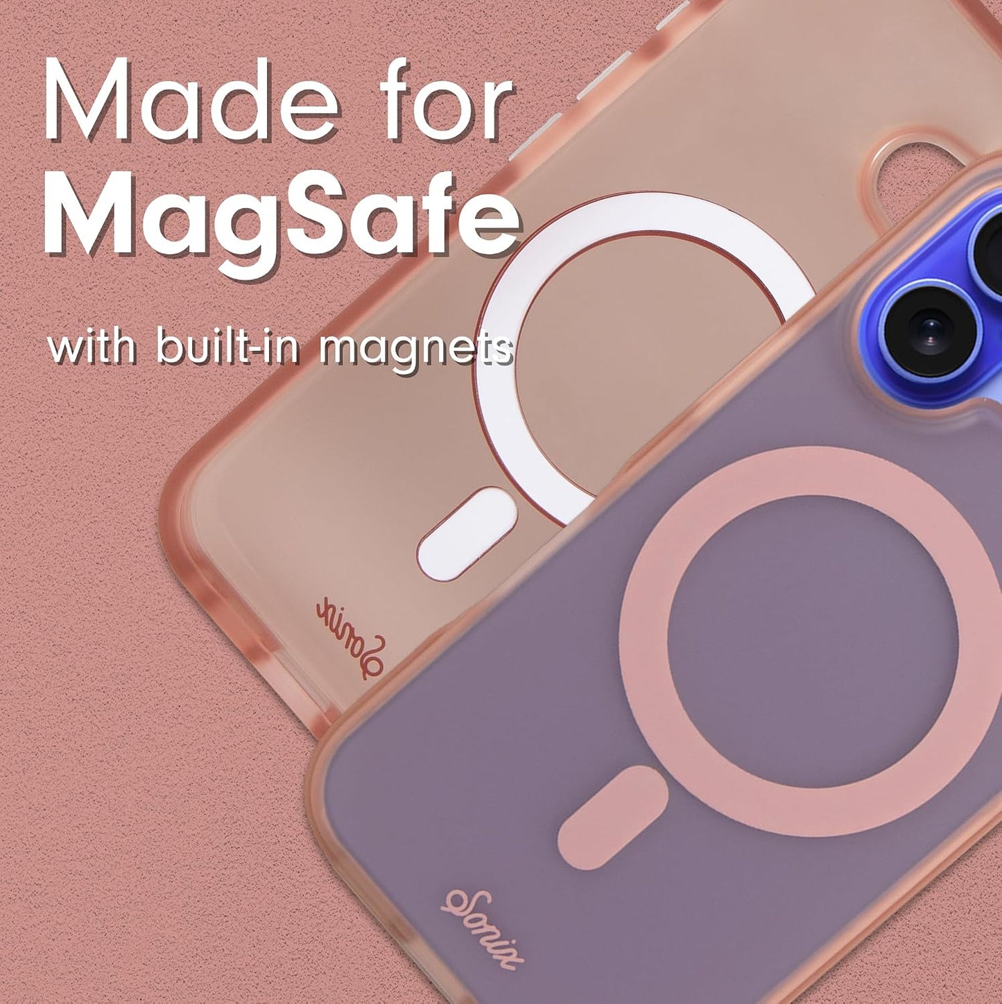 Phone Case for iPhone 16 Pro Max | Compatible with MagSafe | 10ft Drop Tested | Lemon Gingham - Colors A