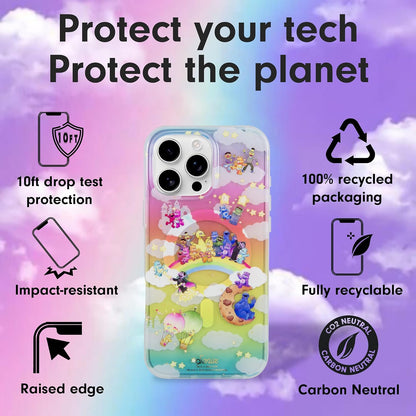 Phone Case for iPhone 16 Pro Max | Compatible with MagSafe | 10ft Drop Tested | Lemon Gingham - Colors A