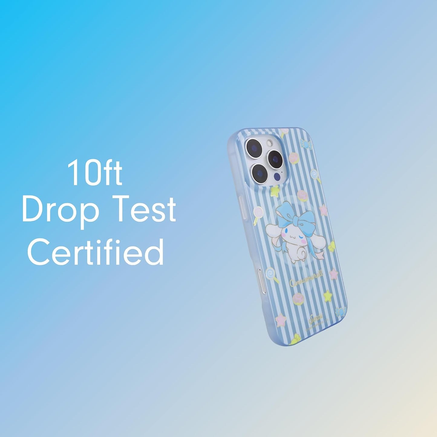 Phone Case for iPhone 16 Pro Max | Compatible with MagSafe | 10ft Drop Tested | Lemon Gingham - Colors A