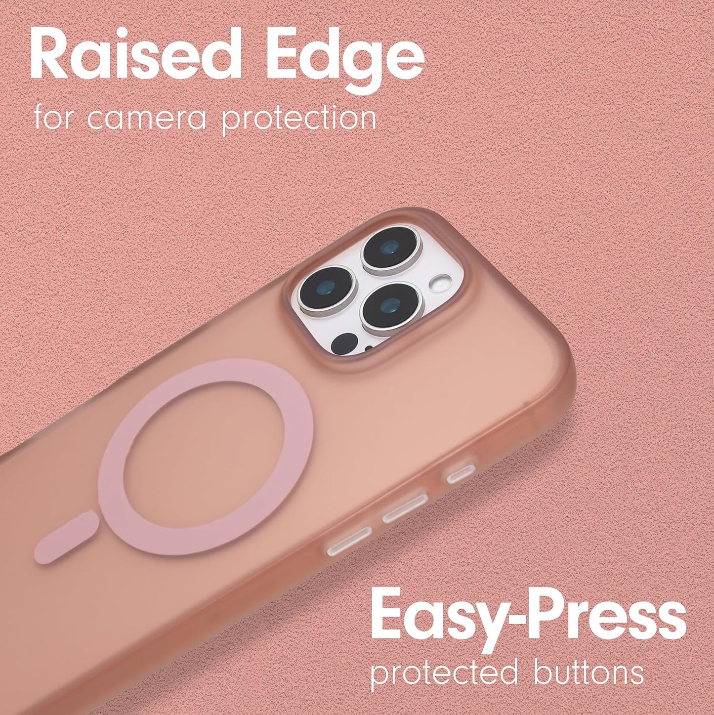 Phone Case for iPhone 16 Pro Max | Compatible with MagSafe | 10ft Drop Tested | Lemon Gingham - Colors A