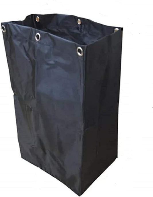 Replacement Janitorial Cart Bag,Waterproof High Capacity Thickened Housekeeping Commercial Janitorial Cleaning Cart Bag(16 x 11 x 27inches) (Yellow)