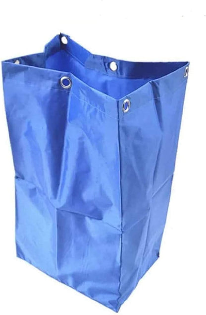 Replacement Janitorial Cart Bag,Waterproof High Capacity Thickened Housekeeping Commercial Janitorial Cleaning Cart Bag(16 x 11 x 27inches) (Yellow)