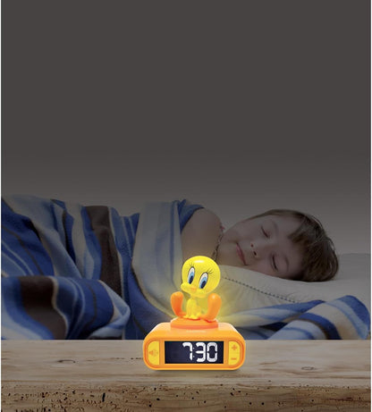 Tweety Night light Alarm Clock with sounds, Yellow, RL800TW