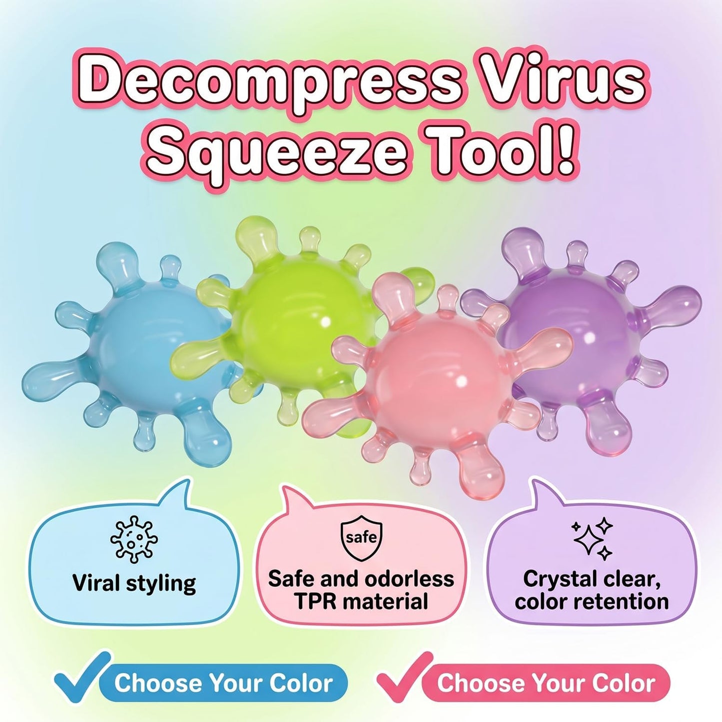 Fidget Toys Stress Balls for Kids,Squishy Stress Splat Toys,Stress Splat Toy,Squishies Anxiety Stress Relief,ADHD Office Mental Health Gifts Prizes Autism Party Favors(Yellow)