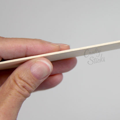 6 Inch Jumbo Craft Sticks, Yellow, 100 Pack | Jumbo wood sticks; actual size 5.9 x 0.7 in. Wider than standard popsicle sticks for crafts, classrooms and STEM projects.